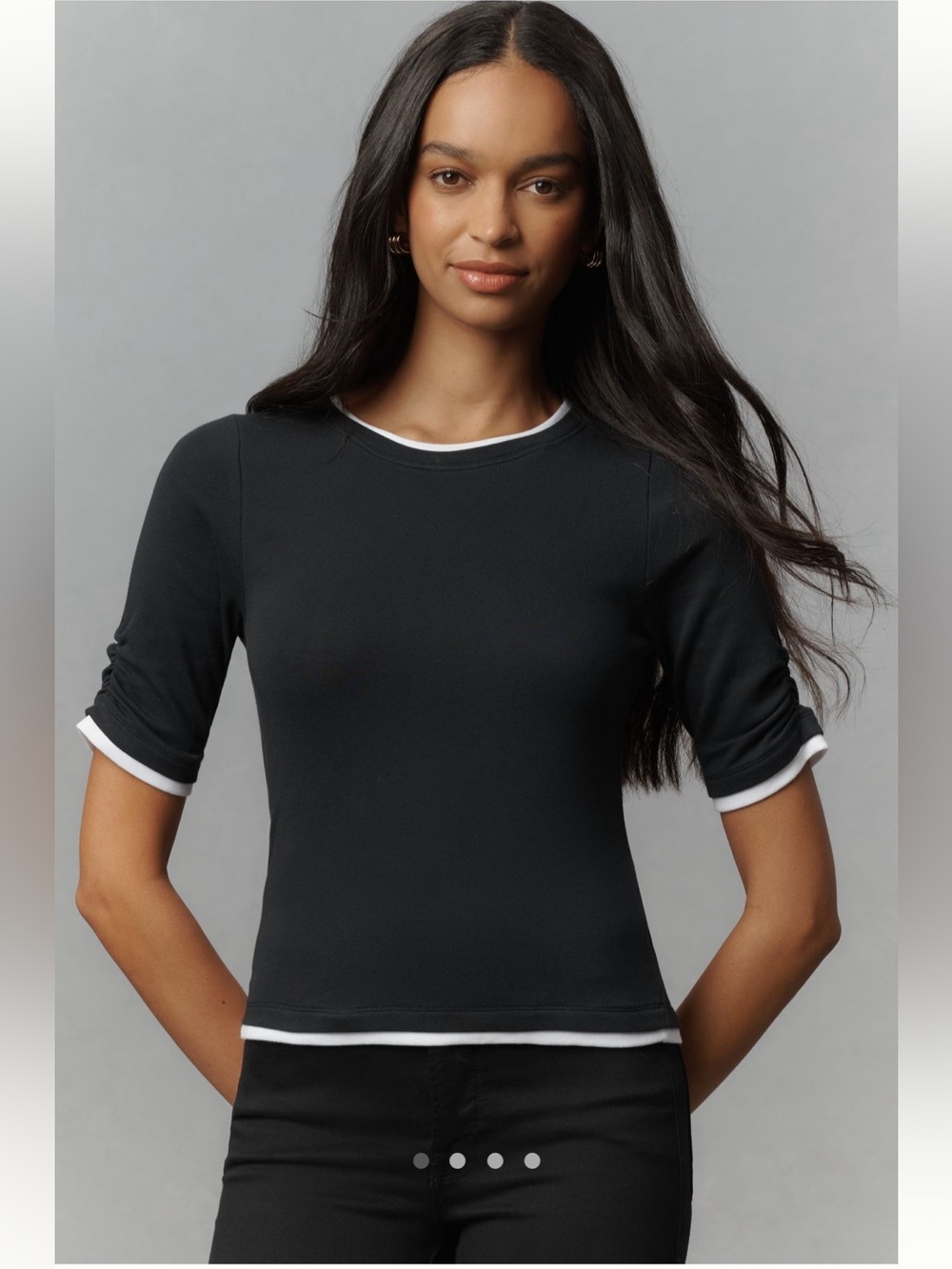 NWT Maeve Anthropologie Double layer top.